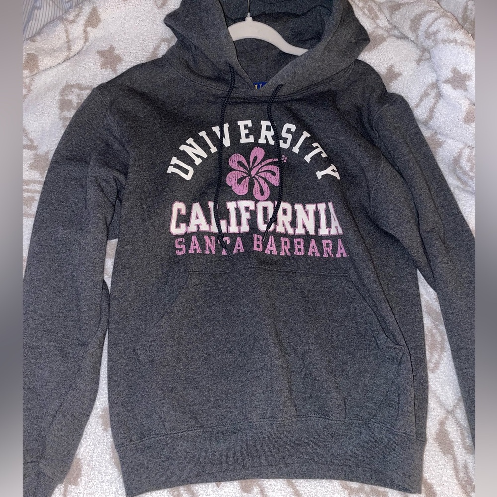 Gray University of California Santa Barbara Hoodie